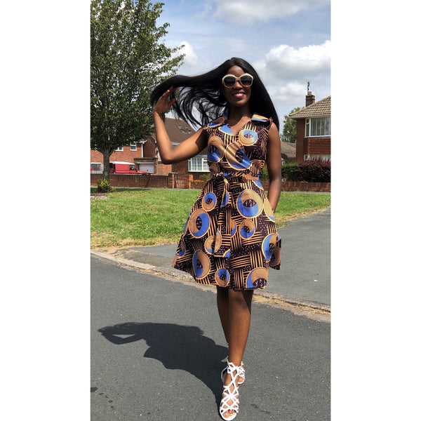 Lizzie African Wrap Dress – AfricanFashionAllure